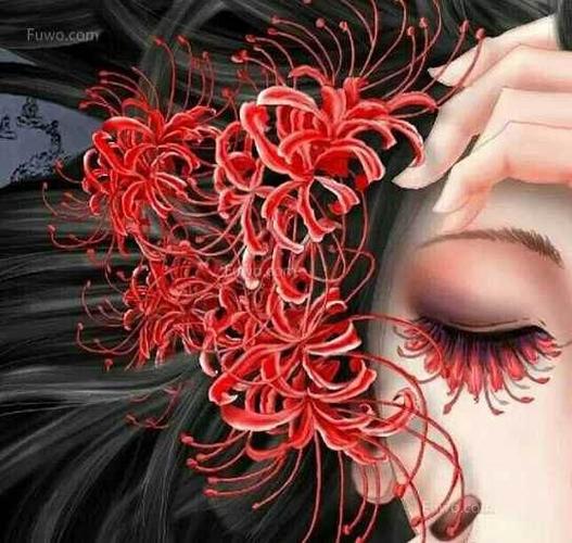 手绘彼岸花 - 堆糖,美图壁纸兴趣社区