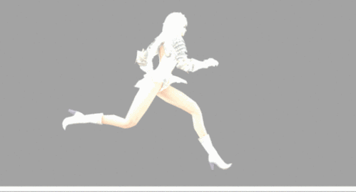 「cg原画插画教程」动作线稿gif动作规律 人体动态