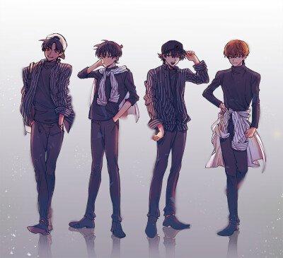 工藤新一服部平次白马探黑羽快斗