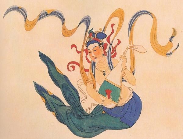 莫高窟壁画儿童画像