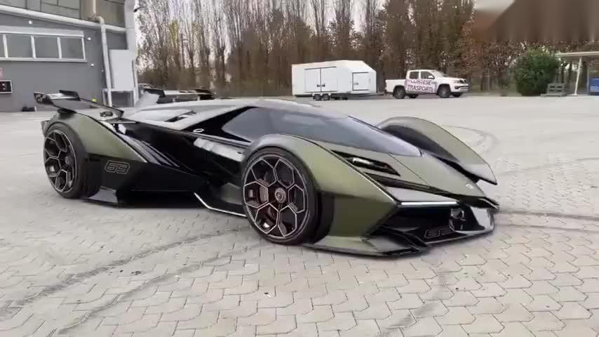 兰博基尼炸裂概念车,极致科幻炫酷hypercar!