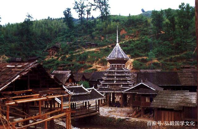 中国建筑文化,少数民族民居,贵州从江县侗族大寨