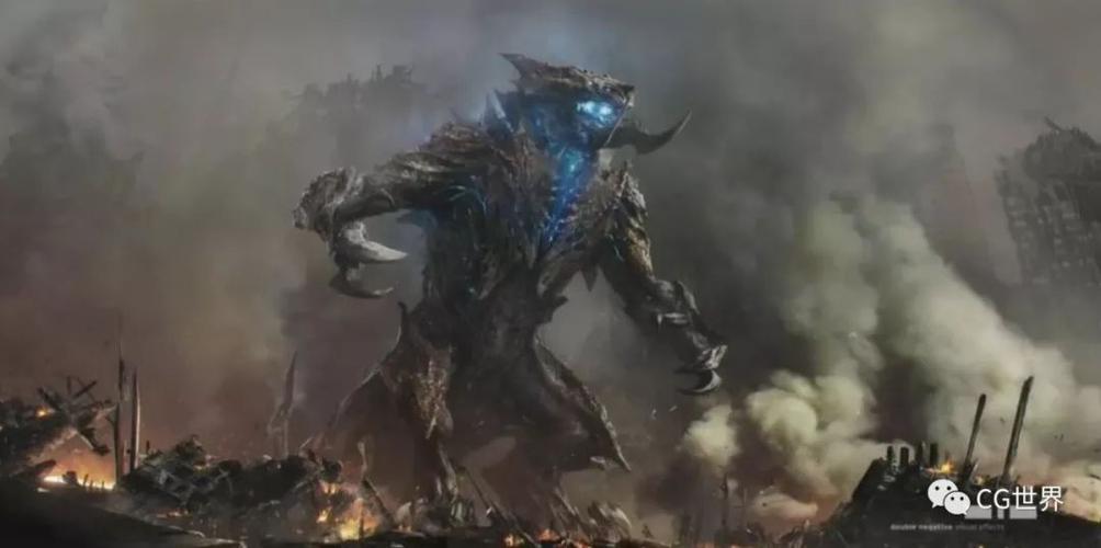 《环太平洋2》中的几只怪兽的设计和雕刻要点