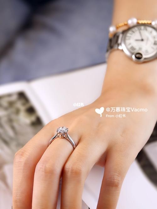 30分钻戒显钻款式微镶一圈显大又简约风格_钻戒_简约风格_戒指_水贝
