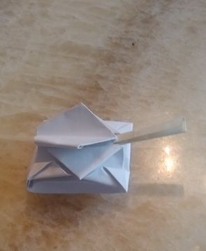 自己在网上学会的大炮的折纸