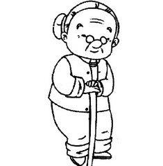 简笔画 外婆头像 第2页