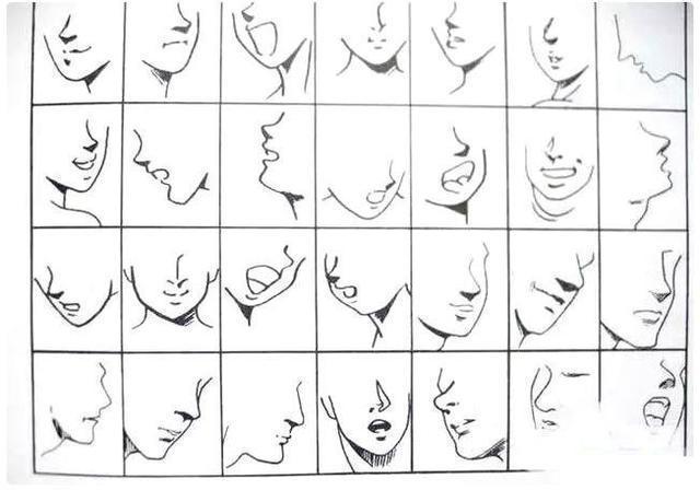 如何画漫画人物五官