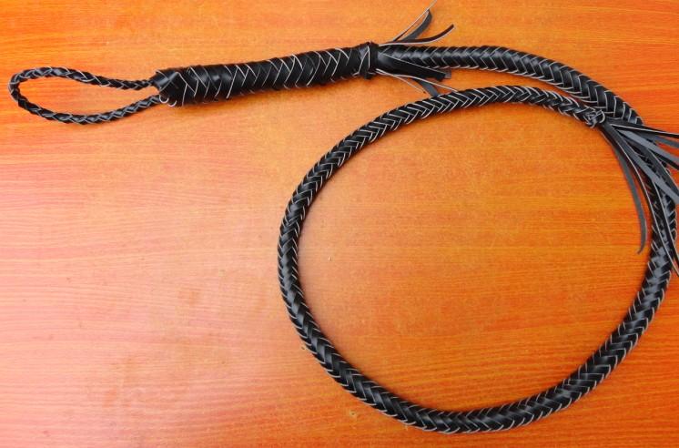 (防身鞭) 十二股包邮 加长钢丝黑色一米六武术鞭/防身鞭/调教鞭