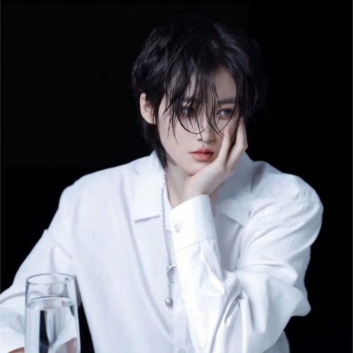 假发套男女通用全头逼真整顶短发女狼尾鲻鱼头套中长发ins全套头