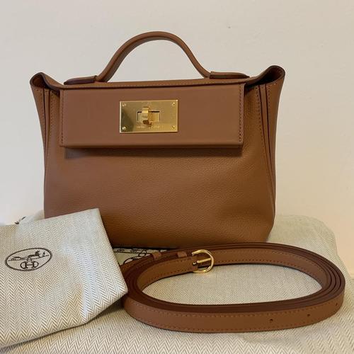 爱马仕2424mini金棕全新z刻