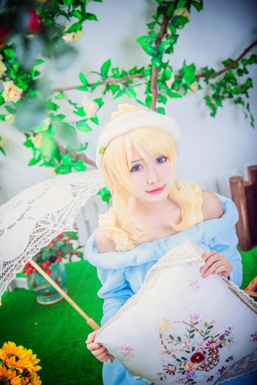 lovelive cos 绚濑绘里cos 唯美cos 可爱cos 神cos 美少女 萌 睡衣cos