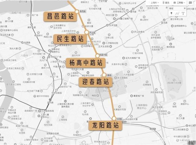 「不看后悔」上海地铁18号线年底通车,经过宝山,杨浦,浦东三区