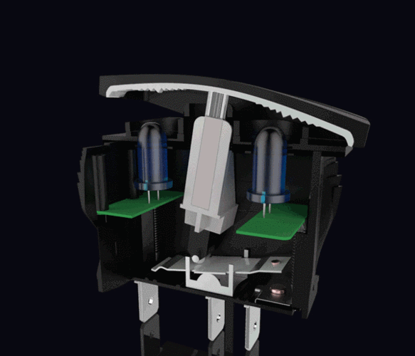 汽车配件改装开关图案定制开关汽车开关自锁改装按钮 带灯