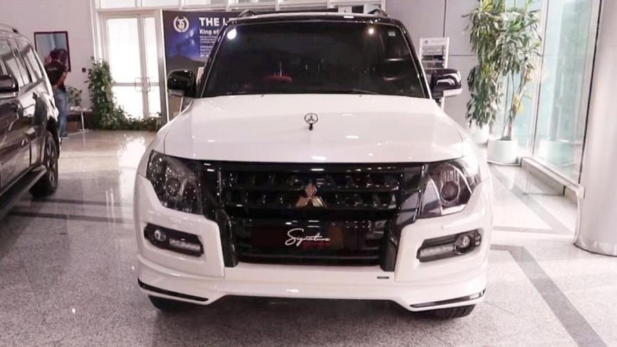 2022款三菱帕杰罗到店坐进车内看到配置那刻不要太喜欢了