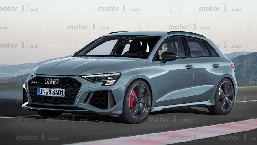 最大功率或将高达450马力全新奥迪rs3渲染图曝光