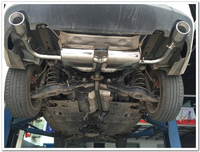 马自达6阿特兹改装res中尾段排气管