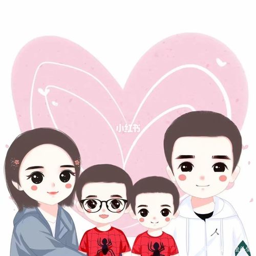 一家四口(两儿子的)亲子头像!_亲子_亲子照_有爱亲子