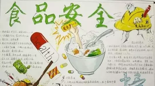 初中食品安全手抄报资料-食品安全
