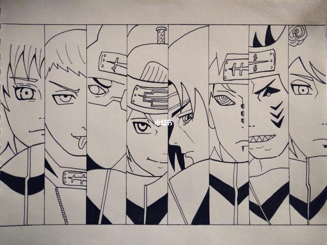 火影忍者简笔画教程_简笔画_火影忍者_教程_人文_绘画