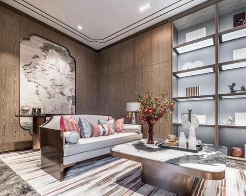 2320㎡新中式销售中心装修效果图