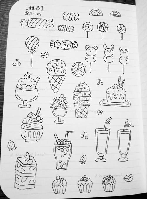 手帐素材合集:各式各样的手账边框和图案,让手账不再