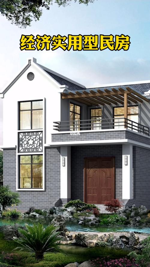 农村90平米二层小别墅,经济实用型_农村自建房_家居家装_装修