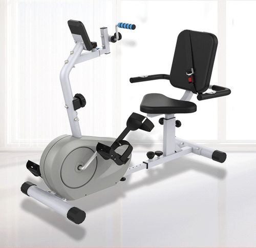 卧式健身车磁控家用健身器材老人健康复训练脚踏车手脚功率自行车