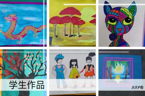 "弘扬中国精神 坚定理想信念" ——则克台镇中学绘画比赛活动