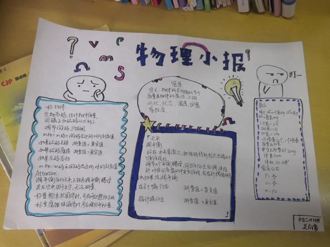 初二物理手抄报四班获奖作品集锦2021年1月5日