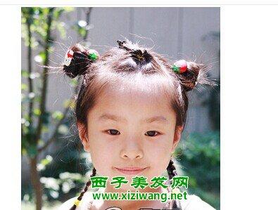 儿童短发怎么扎小辫 儿童小辫子发型扎法技巧(4)_儿童
