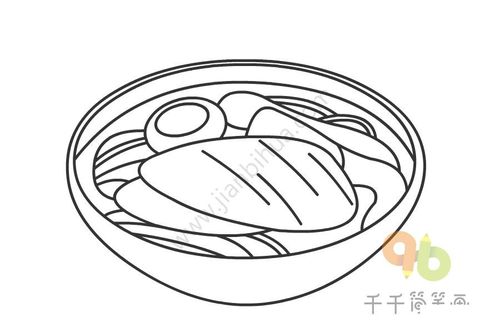 教你画米粉简笔画图片