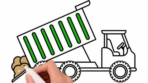 工程车的简笔画怎么画?