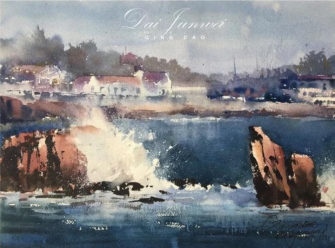 世界建筑导报设计师水彩画系列景观设计师戴骏玮