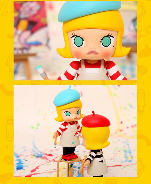 popmart泡泡玛特 molly职业系列2盲盒潮流手办公仔
