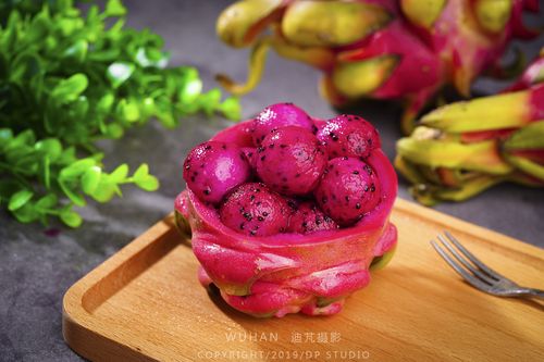红心火龙果 迪芃美食静物摄影