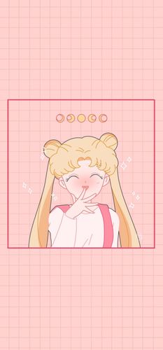 美少女战士 cr:小柴不吃西红柿渐变纯色/手绘壁纸/聊天背景/小清新