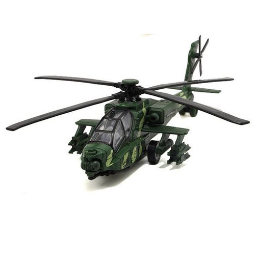 直升机儿童玩具合金声光飞机模型黑鹰回力阿帕奇