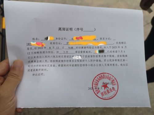 离郑证明——历史见证!_历史_高铁_核酸_郑州_工作_资讯_资讯其他