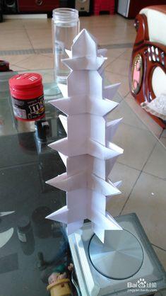 亲子手工-----玲珑塔折纸