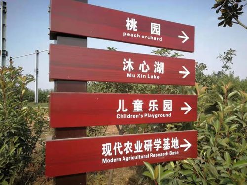 园内指示牌,不要走丢喽!沐心湖,一个让你身心都卸下疲惫的地方.