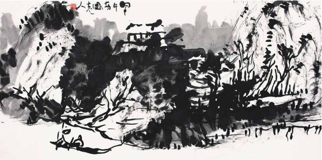 当代画坛最好的焦墨大家之一马西园的绘画,书法艺术!