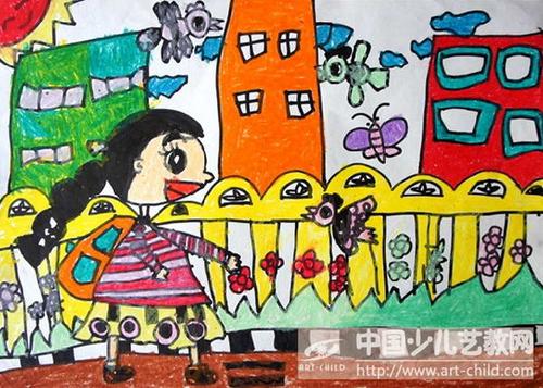 作品名称:  《上学了》