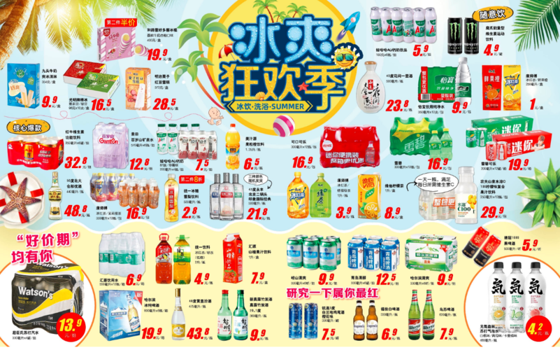 北京欧尚超市促销海报