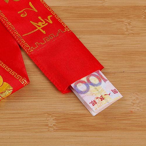 腰带结婚一对陪嫁新郎新娘装钱用的双层腰缠万贯腰带