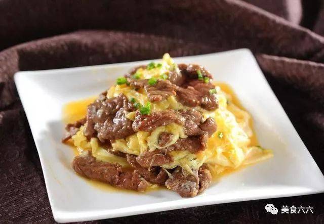 滑蛋炒牛肉