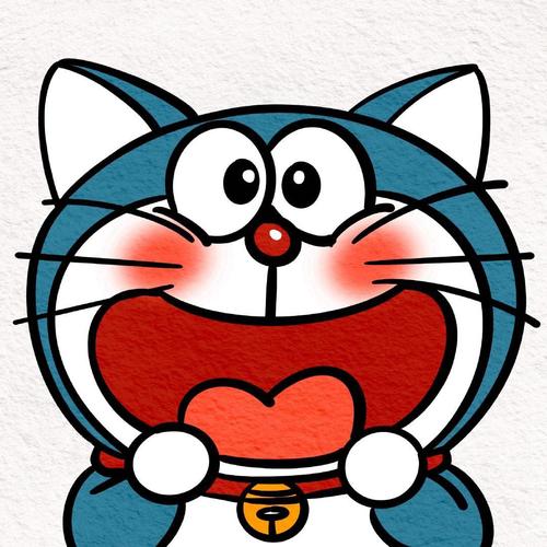 长耳朵的哆啦a梦个性微信头像,卡通头像图片-回车桌面