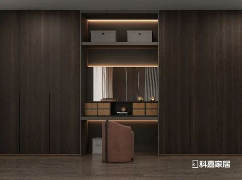 科嘉家居极简风格全屋定制烟熏橡木系列图片