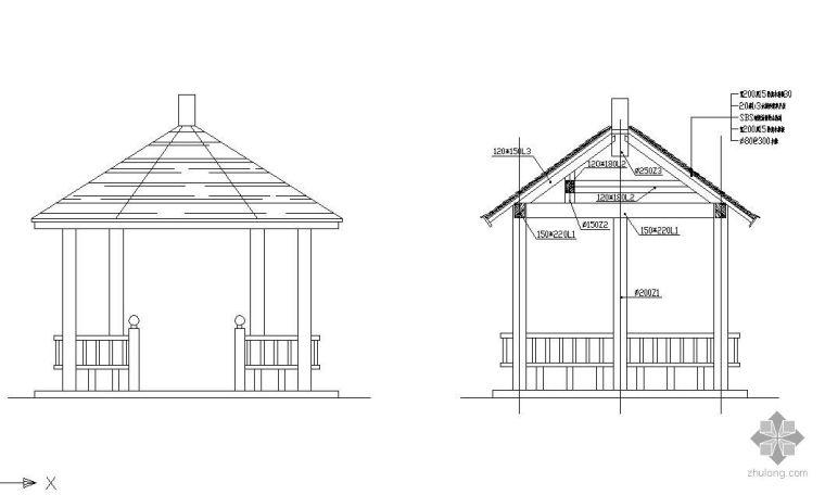 [分享]六角亭俯视图资料下载