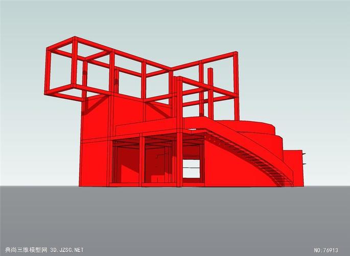 屈米拉维莱特公园大师作品集su模型