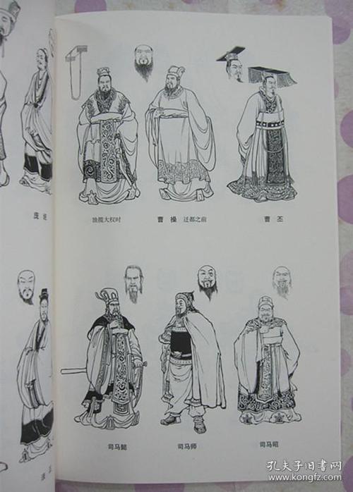 正品 名家 经典 上美 三国演义连环画人物绣像图册